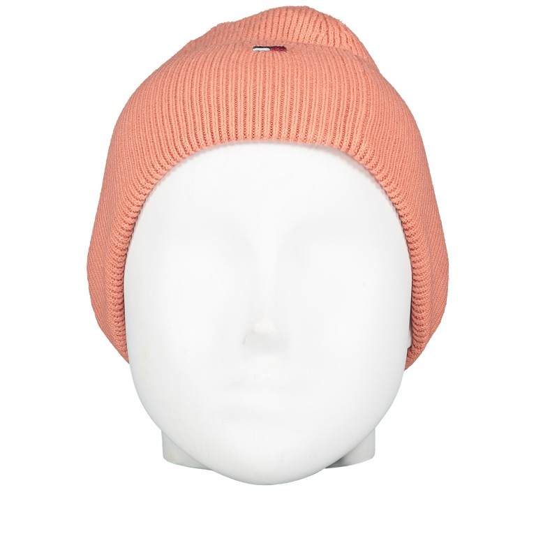 Mütze Essential Knit Beanie Clay Pink, Farbe: orange, Marke: Tommy Hilfiger, EAN: 8720111786113, Bild 2 von 2