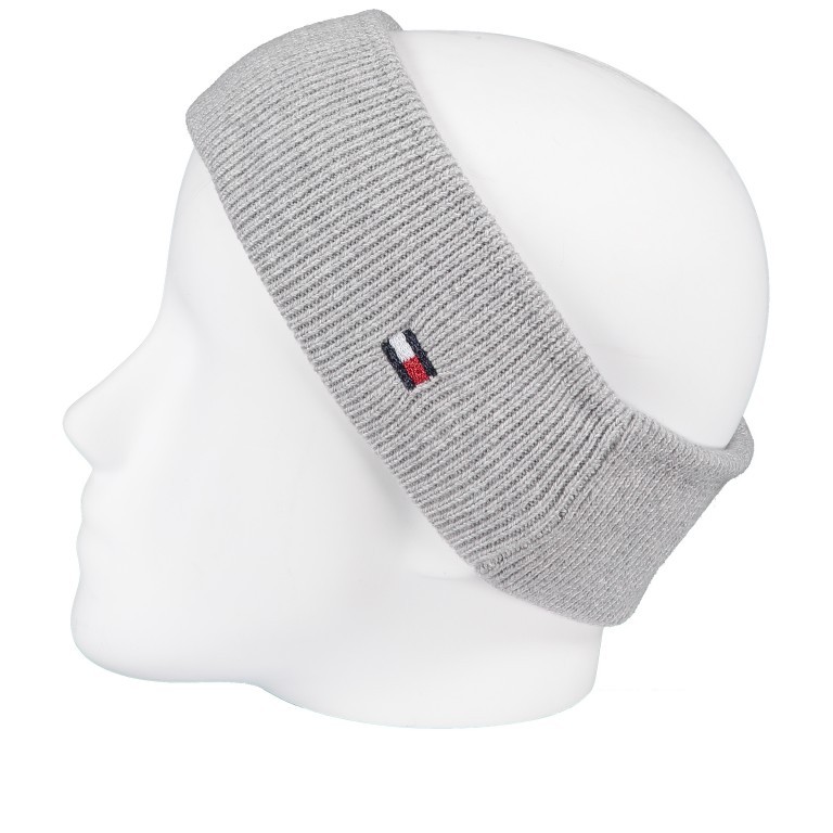 Stirnband Essential Knit Headband Mid Grey Heather, Farbe: grau, Marke: Tommy Hilfiger, EAN: 8720111787240, Bild 2 von 3