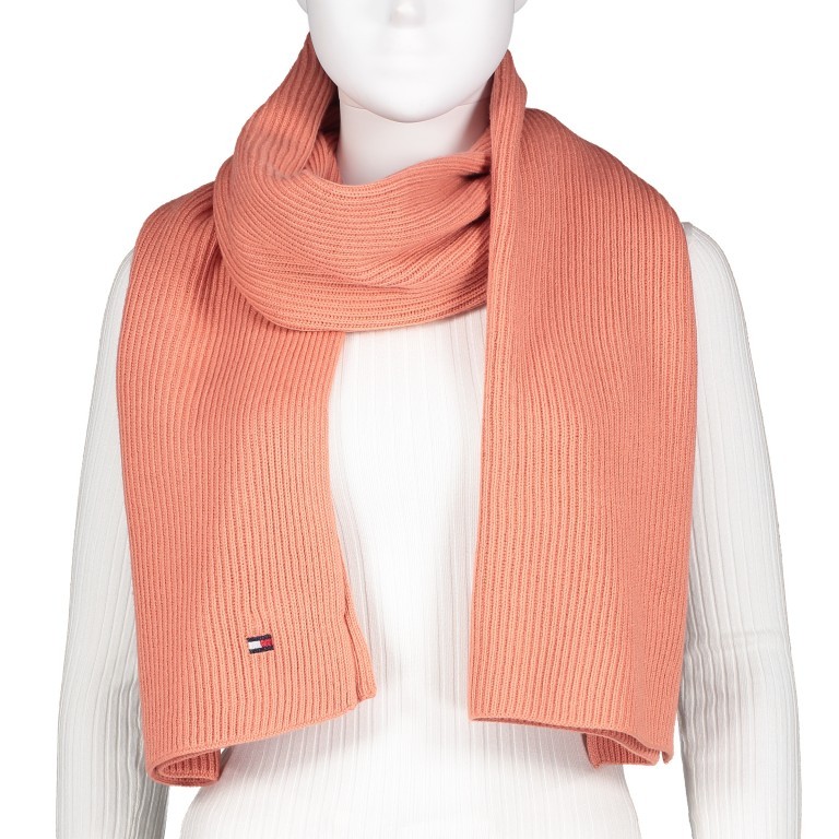 Schal Essential Knit Scarf Clay Pink, Farbe: orange, Marke: Tommy Hilfiger, EAN: 8720111778934, Bild 1 von 1