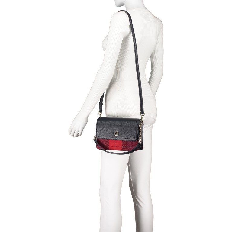 Umhängetasche Honey Shoulderbag Corporate Melton Check, Farbe: bunt, Marke: Tommy Hilfiger, EAN: 8720111814861, Abmessungen in cm: 22.5x16.5x6, Bild 6 von 9