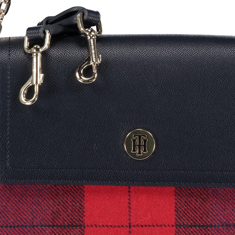 Umhängetasche Honey Shoulderbag Corporate Melton Check, Farbe: bunt, Marke: Tommy Hilfiger, EAN: 8720111814861, Abmessungen in cm: 22.5x16.5x6, Bild 9 von 9