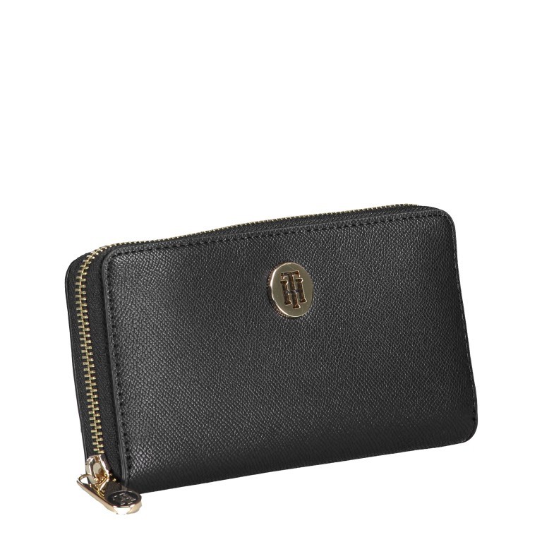 Geldbörse Honey Wallet L AW0AW08891 Black, Farbe: schwarz, Marke: Tommy Hilfiger, EAN: 8720111787066, Abmessungen in cm: 19.5x10x2.5, Bild 2 von 4