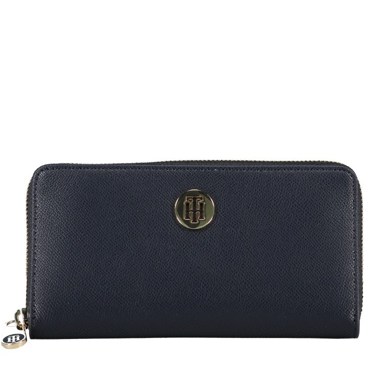Geldbörse Honey Wallet L AW0AW08891 Sky Captain, Farbe: blau/petrol, Marke: Tommy Hilfiger, EAN: 8720111786793, Abmessungen in cm: 19.5x10x2.5, Bild 1 von 4