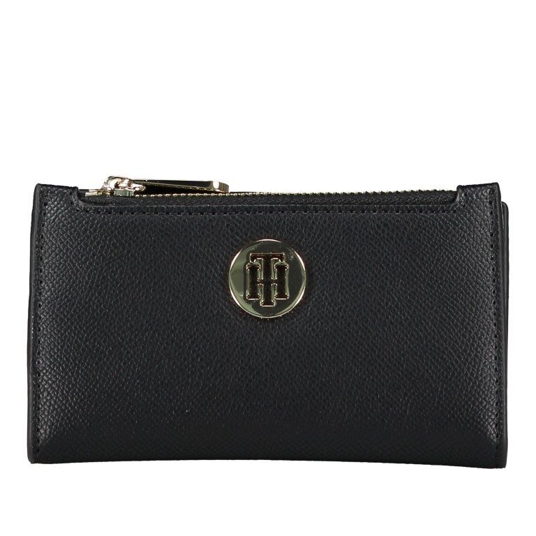 Geldbörse Honey Wallet S Black, Farbe: schwarz, Marke: Tommy Hilfiger, EAN: 8720111786885, Abmessungen in cm: 14.5x8.5x2, Bild 1 von 4