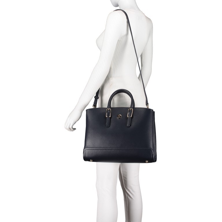 Aktentasche Honey Workbag Sky Captain, Farbe: blau/petrol, Marke: Tommy Hilfiger, EAN: 8720113187208, Abmessungen in cm: 36.5x25x11, Bild 5 von 9