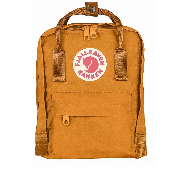 Rucksack Kånken Mini Acorn, Farbe: cognac, Marke: Fjällräven, EAN: 7323450451349, Abmessungen in cm: 20x29x13, Bild 1 von 14