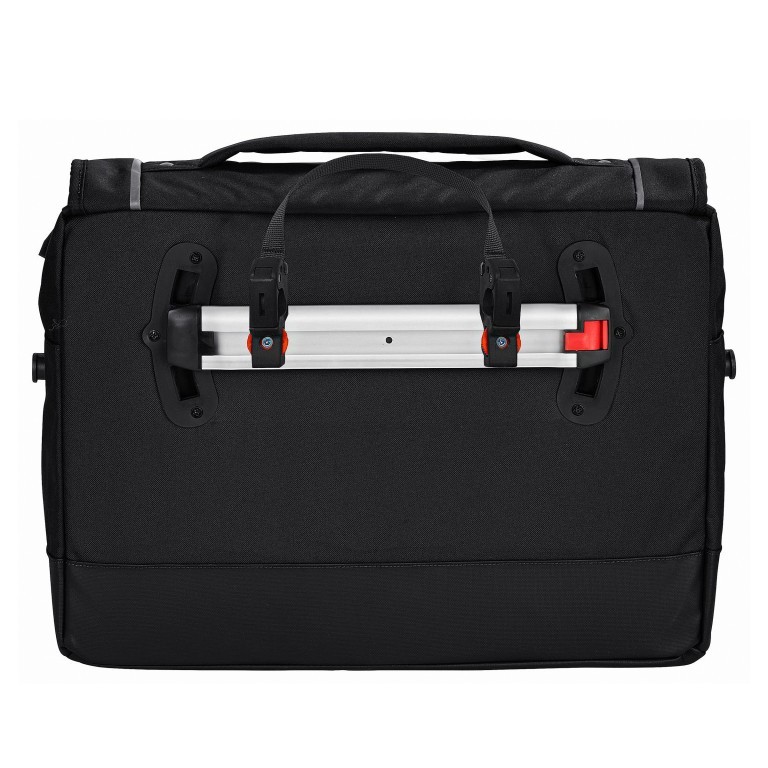 Fahrradtasche Cyclist Briefcase Black, Farbe: schwarz, Marke: Vaude, EAN: 4052285206352, Abmessungen in cm: 42x30x15, Bild 2 von 5