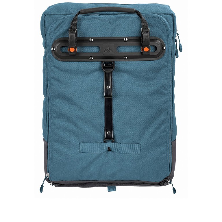 Fahrradtasche Cyclist Pack Blue Gray, Farbe: blau/petrol, Marke: Vaude, EAN: 4052285780272, Abmessungen in cm: 35x44x15, Bild 2 von 4