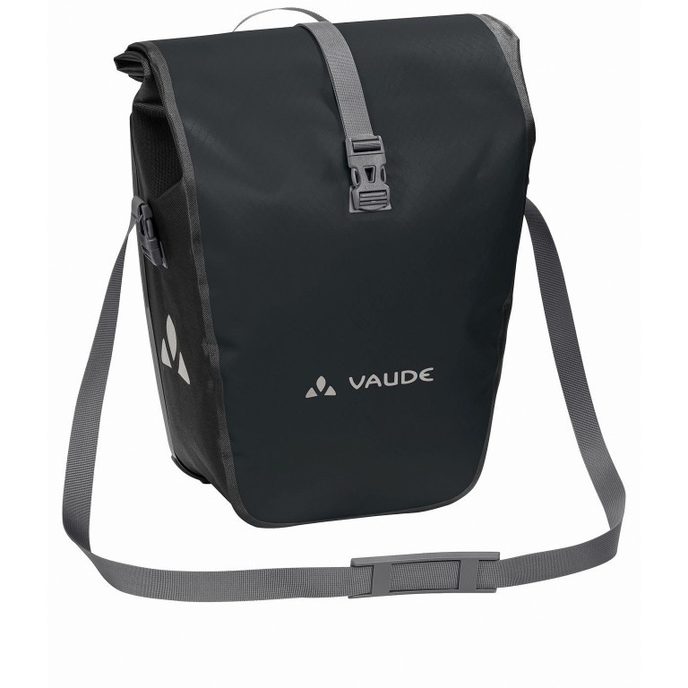 Fahrradtasche Aqua Back Single Black, Farbe: schwarz, Marke: Vaude, EAN: 4052285396916, Abmessungen in cm: 33x37x19, Bild 1 von 3