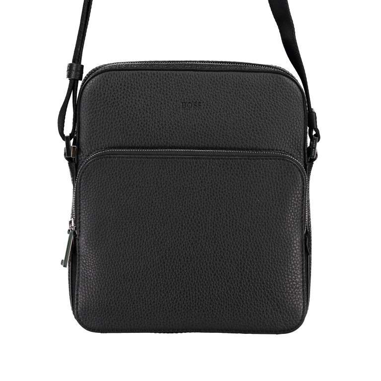 Umhängetasche Crosstown Crossbag Pocket Black, Farbe: schwarz, Marke: BOSS, EAN: 4021402639991, Abmessungen in cm: 23x27x8, Bild 1 von 6