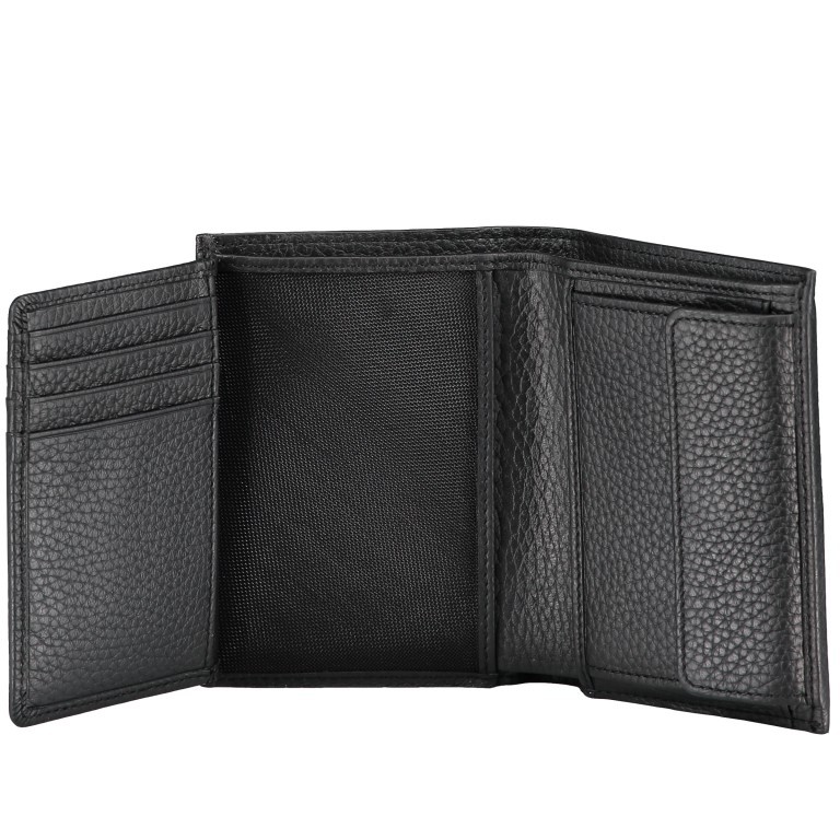 Geldbörse Crosstown 8CC Flap Black, Farbe: schwarz, Marke: Boss, EAN: 4046303267180, Abmessungen in cm: 10x12.5x2, Bild 3 von 4
