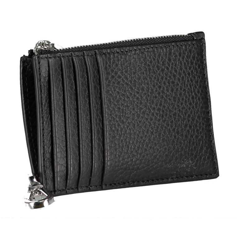 Schlüsseletui Crosstown Coin C Zip Black, Farbe: schwarz, Marke: BOSS, EAN: 4046303267098, Abmessungen in cm: 7.5x12x0.5, Bild 3 von 5