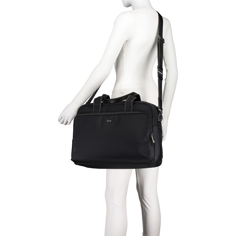 Aktentasche First Class Documentcase S Black, Farbe: schwarz, Marke: BOSS, EAN: 4046303266213, Bild 5 von 11