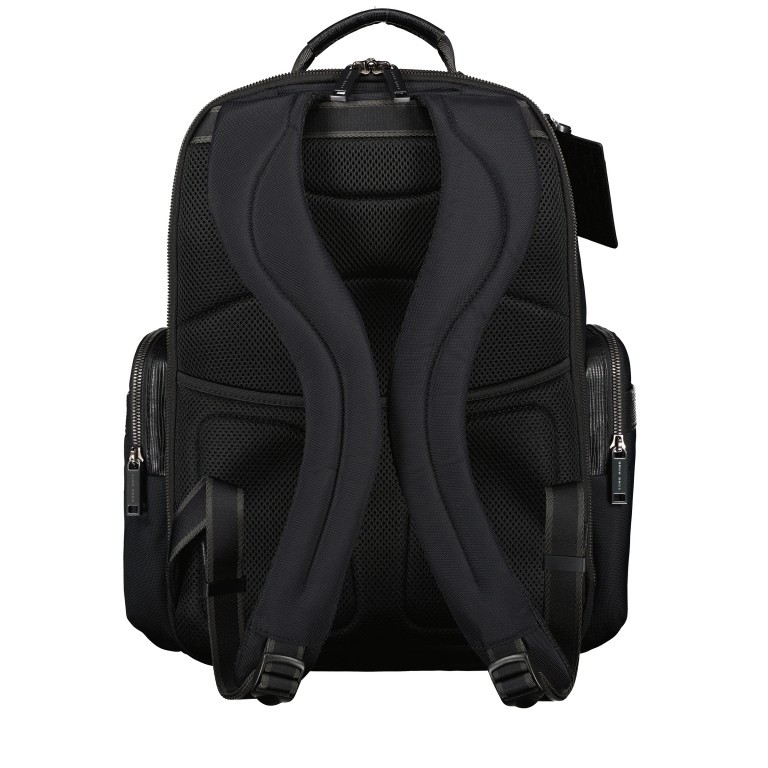 Rucksack First Class Backpack mit Laptopfach 15 Zoll Black, Farbe: schwarz, Marke: BOSS, EAN: 4046303266183, Abmessungen in cm: 26x40x14, Bild 4 von 11