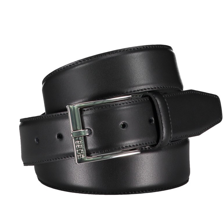 Gürtel Ellotyo Bundweite 90 CM Black, Farbe: schwarz, Marke: BOSS, EAN: 4021402704729, Bild 1 von 3