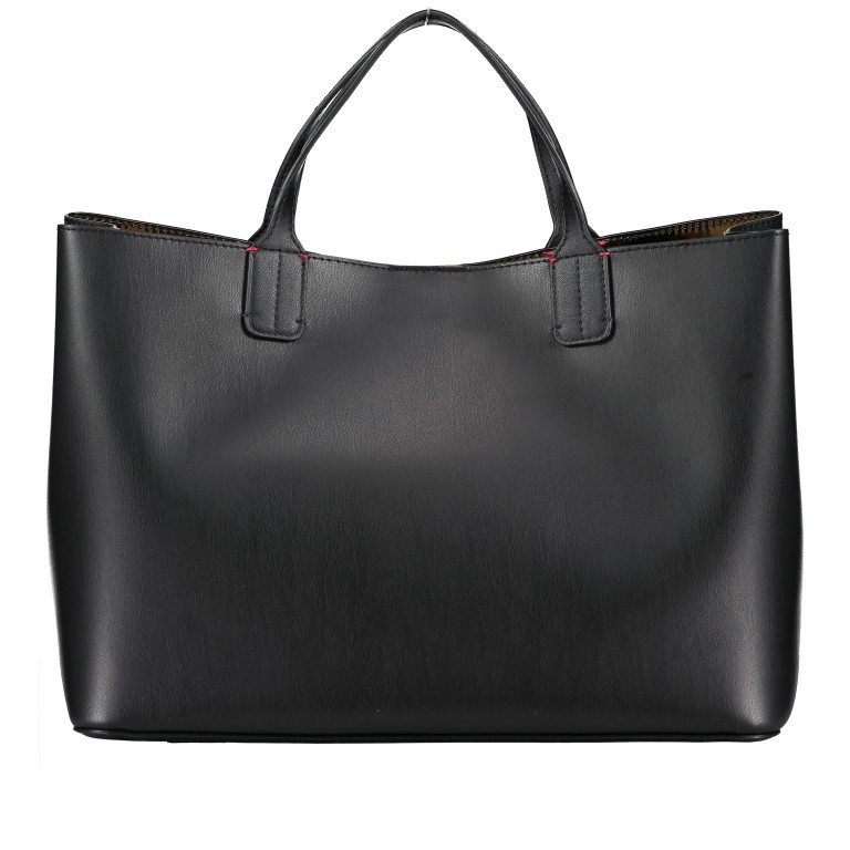 Handtasche Iconic Satchel Black, Farbe: schwarz, Marke: Tommy Hilfiger, EAN: 8720111785635, Abmessungen in cm: 34x25x17, Bild 3 von 9