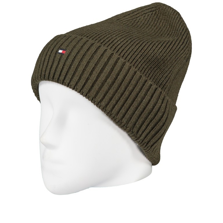 Mütze Pima Cotton Beanie Camo Green, Farbe: grün/oliv, Marke: Tommy Hilfiger, EAN: 8720111781859, Bild 2 von 2