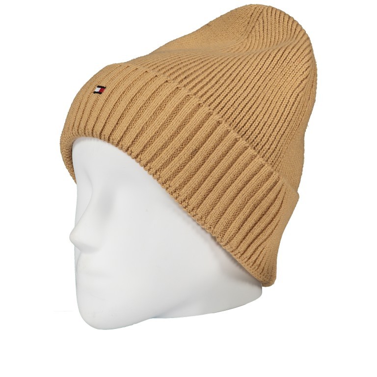 Mütze Pima Cotton Beanie Classic Khaki, Farbe: taupe/khaki, Marke: Tommy Hilfiger, EAN: 8720111777197, Bild 2 von 2