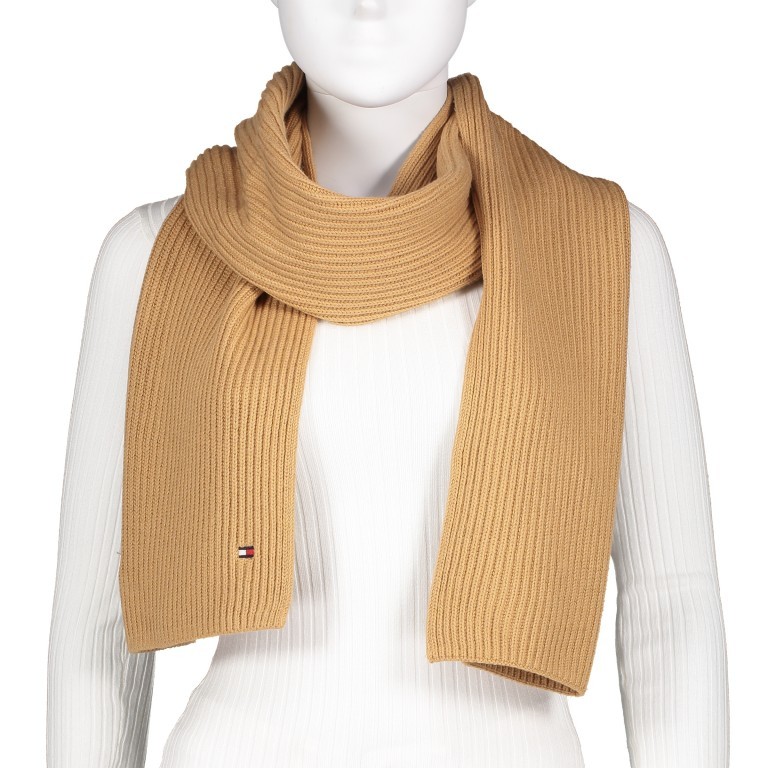 Schal Men Scarf Classic Khaki, Farbe: taupe/khaki, Marke: Tommy Hilfiger, EAN: 8720111767761, Bild 1 von 1