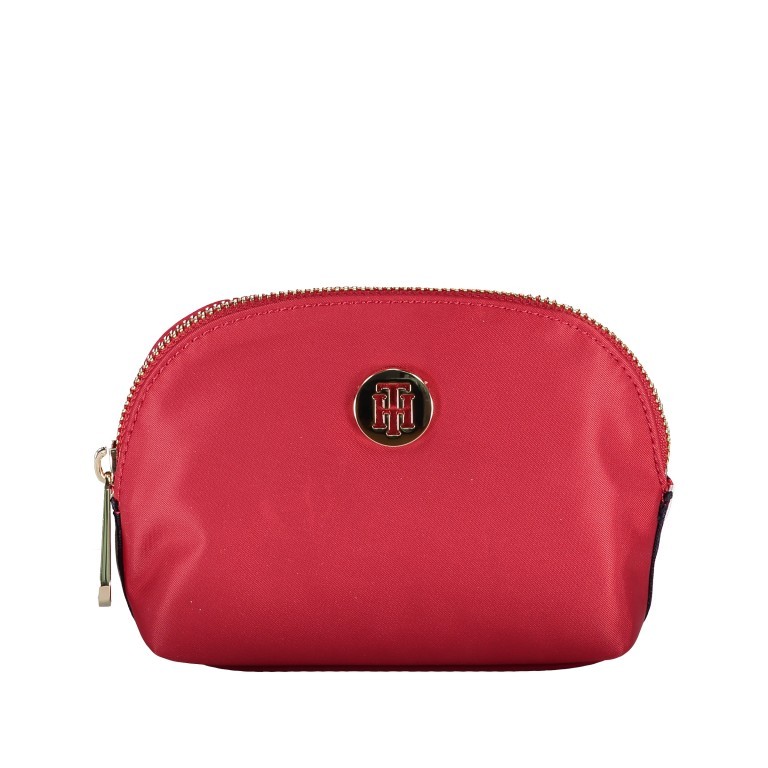 Kosmetiktasche Poppy Make Up Bag Arizona Red, Farbe: rot/weinrot, Marke: Tommy Hilfiger, EAN: 8720111814564, Abmessungen in cm: 14.5x11.5x6, Bild 1 von 4