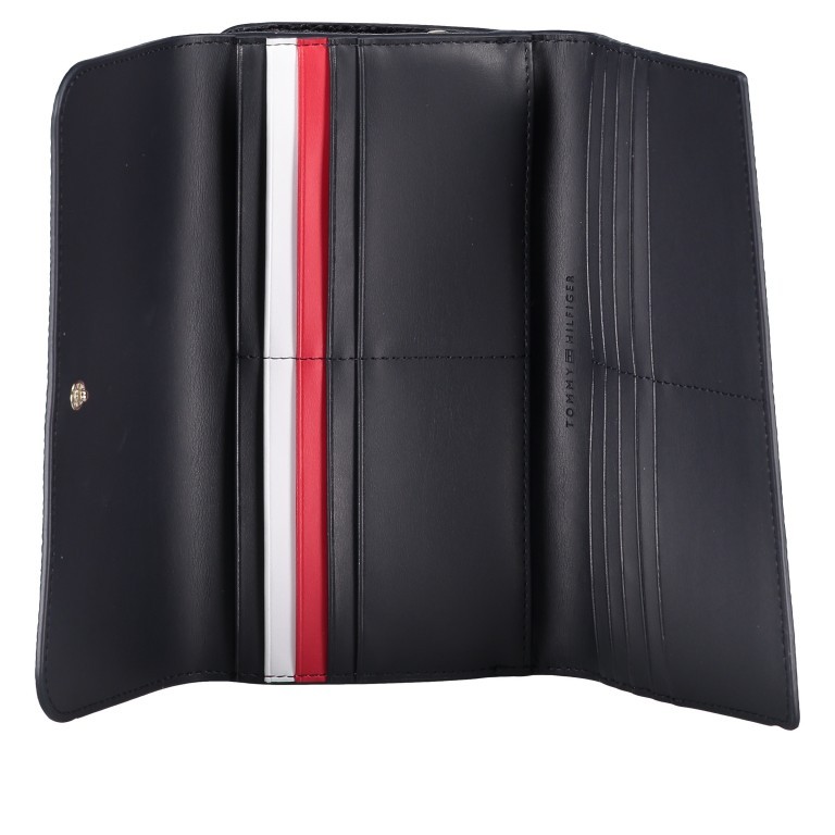 Geldbörse Essence Wallet L Flap Corp Sky Captain, Farbe: blau/petrol, Marke: Tommy Hilfiger, EAN: 8720111787400, Abmessungen in cm: 19x10.5x4.5, Bild 6 von 7