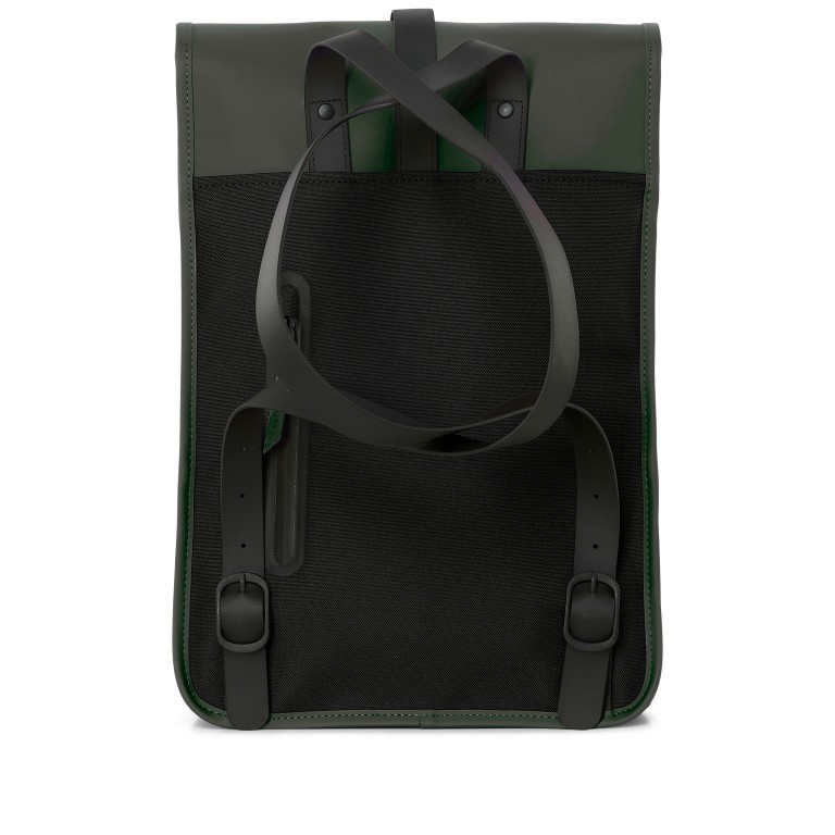 Rucksack Backpack Mini Green, Farbe: grün/oliv, Marke: Rains, EAN: 5711747437015, Abmessungen in cm: 27x39x8, Bild 2 von 5