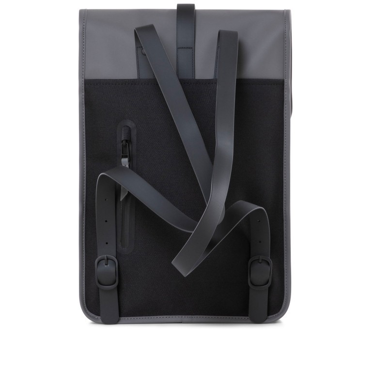 Rucksack Backpack Mini Charcoal, Farbe: anthrazit, Marke: Rains, EAN: 5711747444242, Abmessungen in cm: 27x39x8, Bild 2 von 5