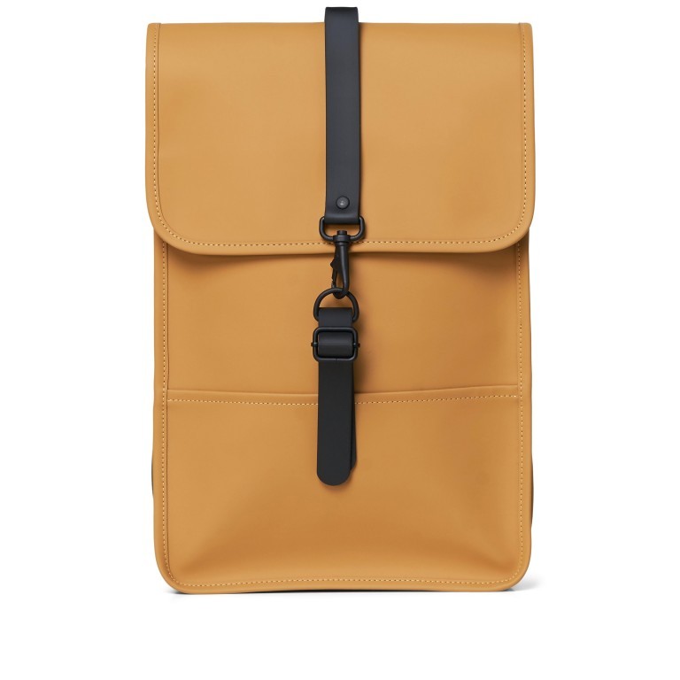 Rucksack Backpack Mini Khaki, Farbe: taupe/khaki, Marke: Rains, EAN: 5711747461003, Abmessungen in cm: 27x39x8, Bild 1 von 5