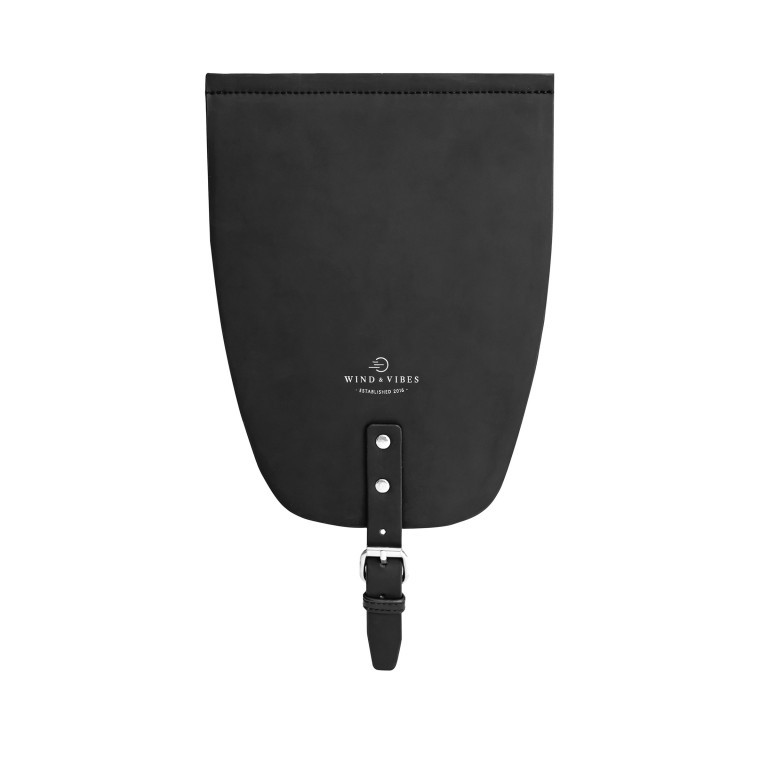 Rucksack Flap Classic Größe S Black, Farbe: schwarz, Marke: Wind & Vibes, EAN: 0757926423450, Bild 1 von 4