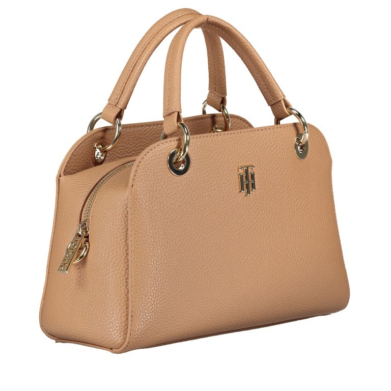 Handtasche Essence Medium Duffle Oakmont, Farbe: beige, Marke: Tommy Hilfiger, EAN: 8720111786731, Abmessungen in cm: 25.5x17x10.5, Bild 2 von 8