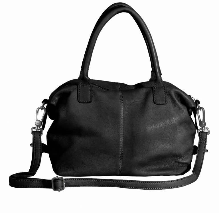 Handtasche LIFE-IS-SIMPLE Only Black, Farbe: schwarz, Marke: Another Me, Abmessungen in cm: 28x28x14, Bild 1 von 8
