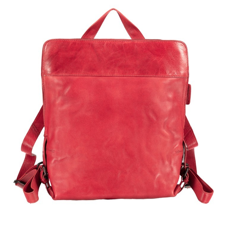 Rucksack Grandma's Luxury Club Mrs. Cherry Pie Crimson Red, Farbe: rot/weinrot, Marke: Aunts & Uncles, EAN: 4250394960510, Abmessungen in cm: 31x34x11, Bild 1 von 9