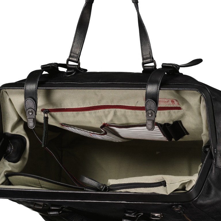 Reisetasche Grandma's Luxury Club Mrs. Currant Bread Black Smoke, Farbe: schwarz, Marke: Aunts & Uncles, EAN: 4250394961432, Abmessungen in cm: 41x31x22, Bild 4 von 4