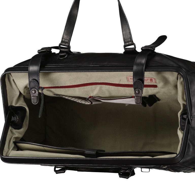 Reisetasche Grandma's Luxury Club Mrs. Currant Bread Black Smoke, Farbe: schwarz, Marke: Aunts & Uncles, EAN: 4250394961432, Abmessungen in cm: 41x31x22, Bild 3 von 4