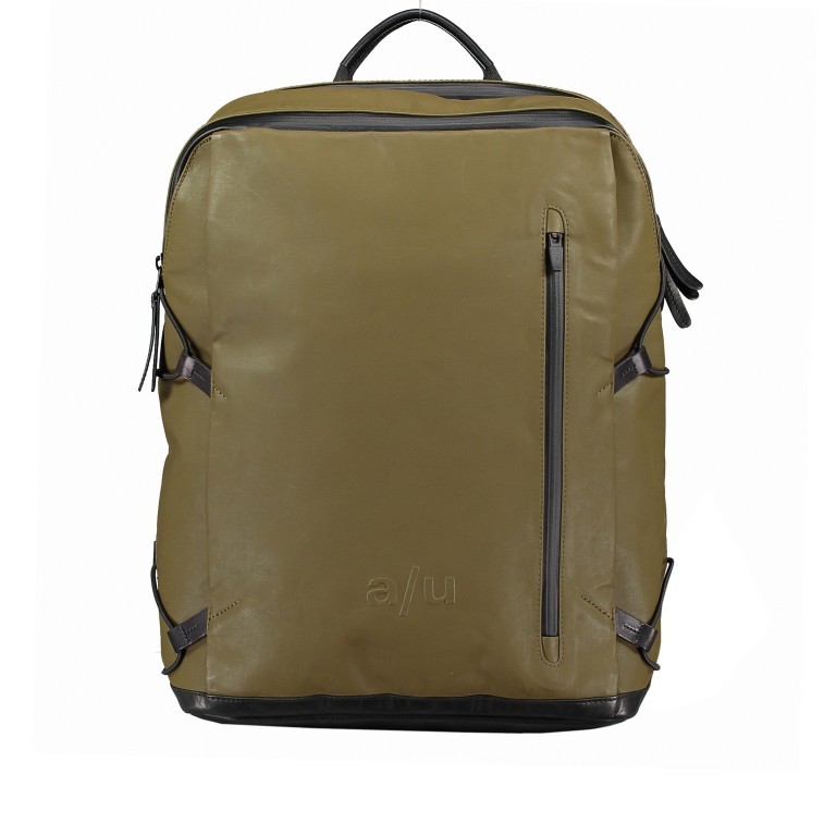 Rucksack Japan Saitama Olive, Farbe: grün/oliv, Marke: Aunts & Uncles, EAN: 4250394963764, Abmessungen in cm: 28x42x14, Bild 1 von 8