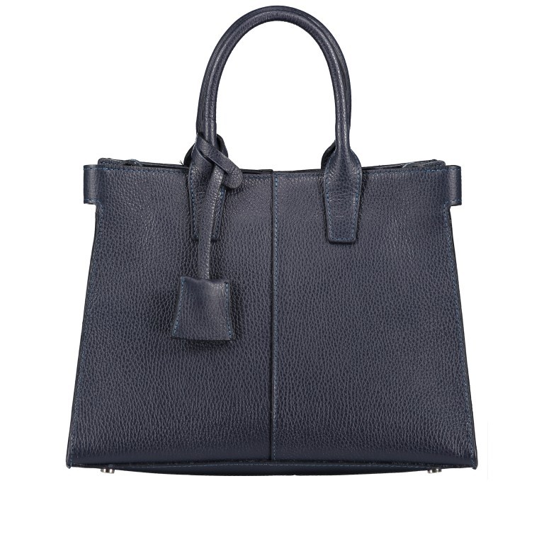 Handtasche Blau, Farbe: blau/petrol, Marke: Hausfelder Manufaktur, EAN: 4065646003583, Abmessungen in cm: 32x23x13, Bild 1 von 8