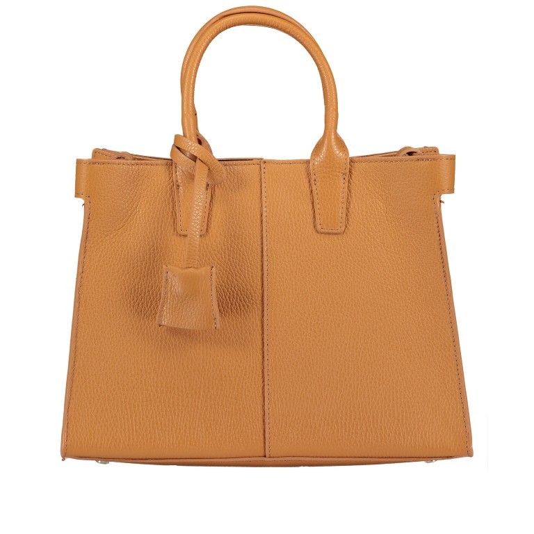 Handtasche Cognac, Farbe: cognac, Marke: Hausfelder Manufaktur, EAN: 4065646003620, Abmessungen in cm: 32x23x13, Bild 1 von 8