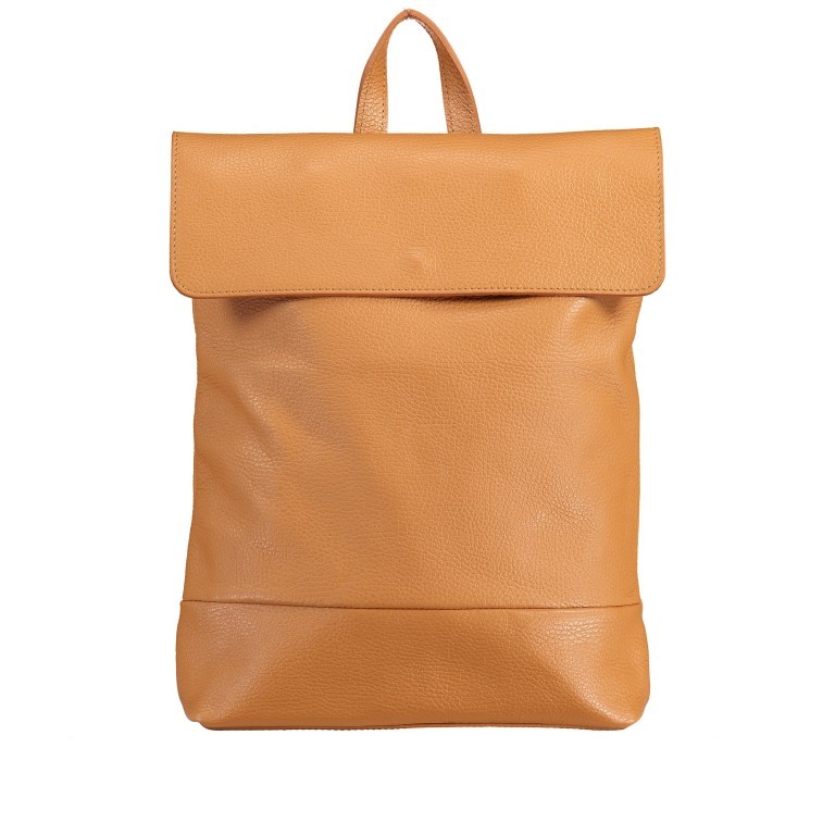 Rucksack Dollaro Camel, Farbe: cognac, Marke: Hausfelder Manufaktur, EAN: 4065646003323, Abmessungen in cm: 25x37x7, Bild 1 von 7