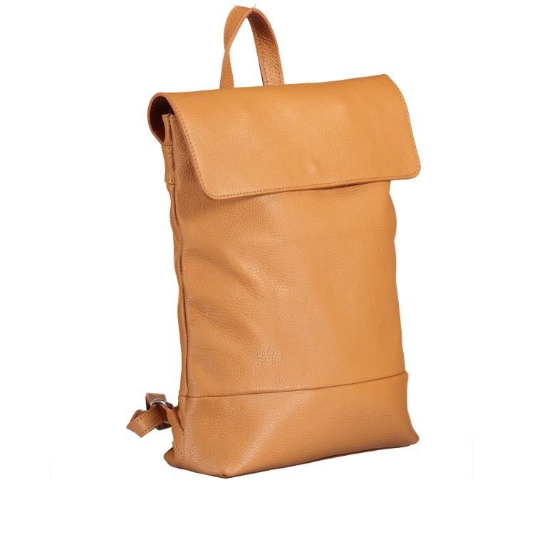 Rucksack Dollaro Camel, Farbe: cognac, Marke: Hausfelder Manufaktur, EAN: 4065646003323, Abmessungen in cm: 25x37x7, Bild 2 von 7