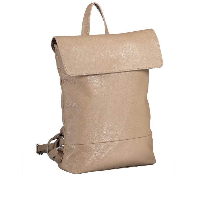 Rucksack Dollaro Khaki, Farbe: taupe/khaki, Marke: Hausfelder Manufaktur, EAN: 4065646003354, Abmessungen in cm: 25x37x7, Bild 2 von 7