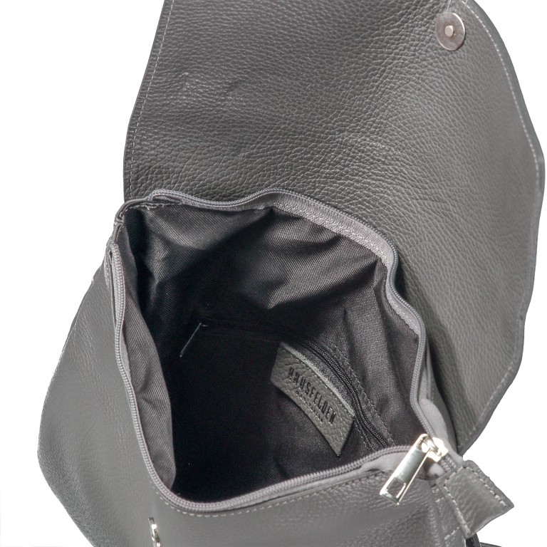 Rucksack Dollaro Dunkelbraun, Farbe: braun, Marke: Hausfelder Manufaktur, EAN: 4065646003330, Abmessungen in cm: 25x37x7, Bild 7 von 7