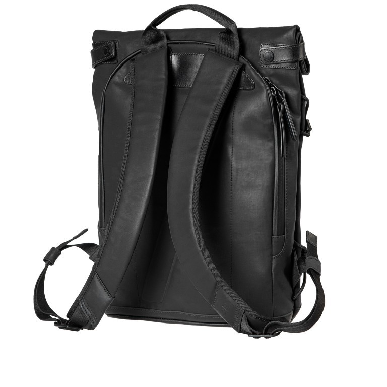 Rucksack Japan Yokohama Black, Farbe: schwarz, Marke: Aunts & Uncles, EAN: 4250394964365, Abmessungen in cm: 28x40x10, Bild 3 von 8