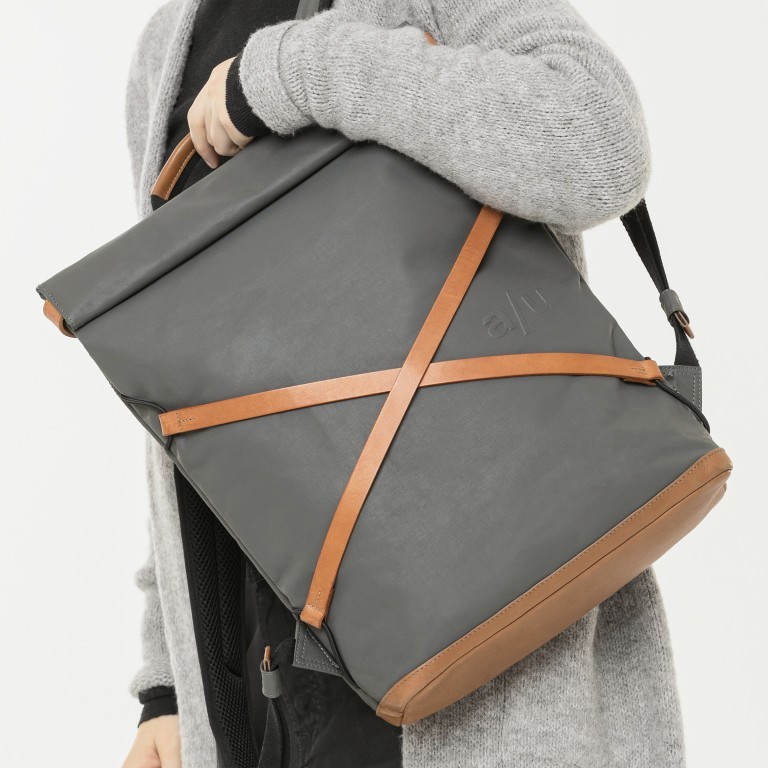 Rucksack Japan Yokohama Gravity Grey, Farbe: grau, Marke: Aunts & Uncles, EAN: 4250394964440, Abmessungen in cm: 28x40x10, Bild 6 von 8