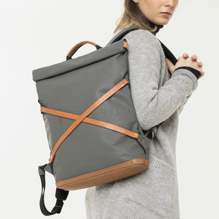 Rucksack Japan Yokohama Gravity Grey, Farbe: grau, Marke: Aunts & Uncles, EAN: 4250394964440, Abmessungen in cm: 28x40x10, Bild 4 von 8