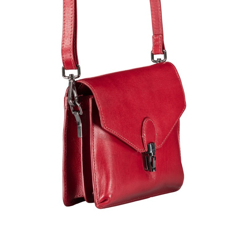 Umhängetasche Madame Chic Sophie Cerise, Farbe: rot/weinrot, Marke: Aunts & Uncles, EAN: 4250394961883, Abmessungen in cm: 16.5x14.5x8, Bild 2 von 8