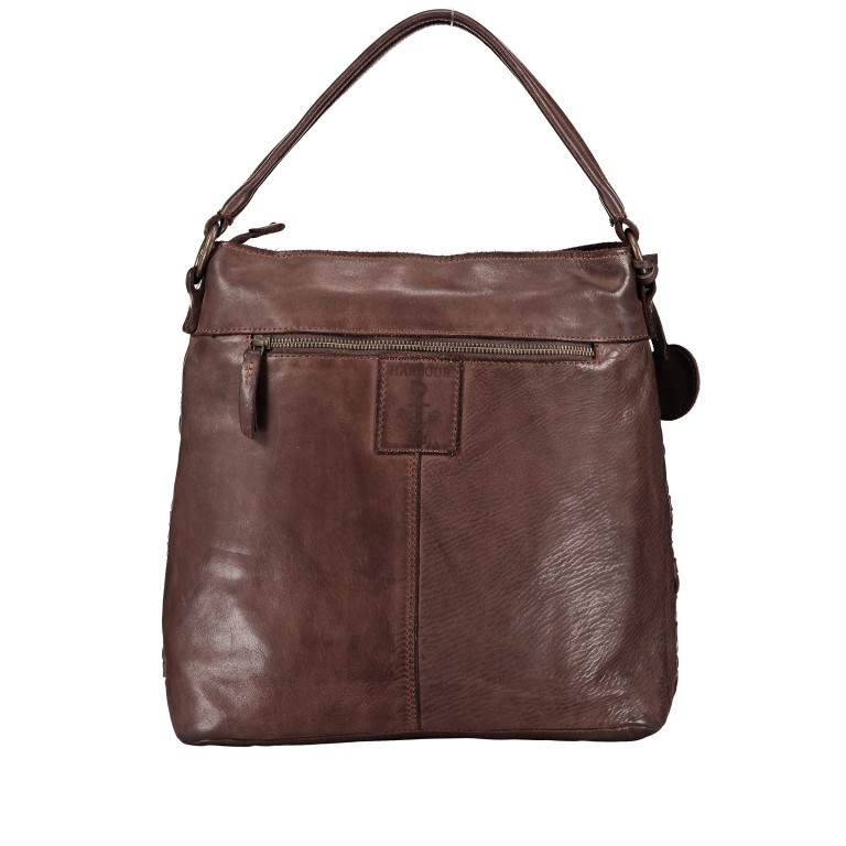 Beuteltasche Soft-Weaving Iris B3.5032 Chocolate Brown, Farbe: braun, Marke: Harbour 2nd, EAN: 4046478020818, Abmessungen in cm: 34x31x12, Bild 3 von 8