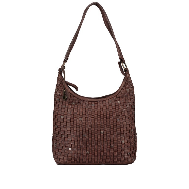 Beuteltasche Soft-Weaving Tuula B3.6104 Chocolate Brown, Farbe: braun, Marke: Harbour 2nd, EAN: 4046478028692, Abmessungen in cm: 30x33x9, Bild 1 von 8