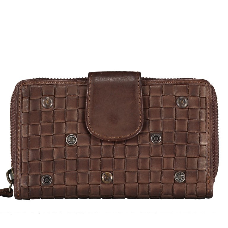 Geldbörse Soft-Weaving Lucinda B3.0647 Chocolate Brown, Farbe: braun, Marke: Harbour 2nd, EAN: 4046478025943, Abmessungen in cm: 16x10x3, Bild 1 von 5