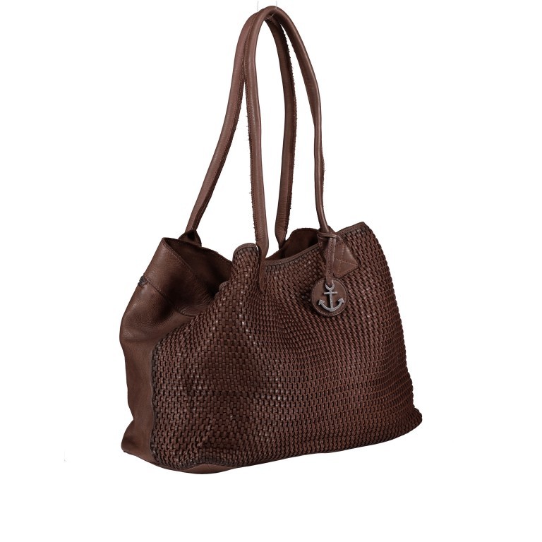 Shopper Soft-Weaving Grace B3.9687 Chocolate Brown, Farbe: braun, Marke: Harbour 2nd, EAN: 4046478047877, Abmessungen in cm: 55x29.5x18, Bild 2 von 7