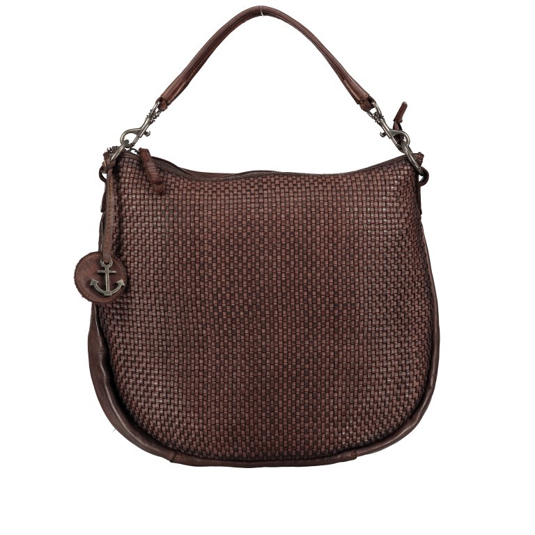 Beuteltasche Soft-Weaving Maureen B3.9811 Chocolate Brown, Farbe: braun, Marke: Harbour 2nd, EAN: 4046478047907, Abmessungen in cm: 36x29x10.5, Bild 1 von 9